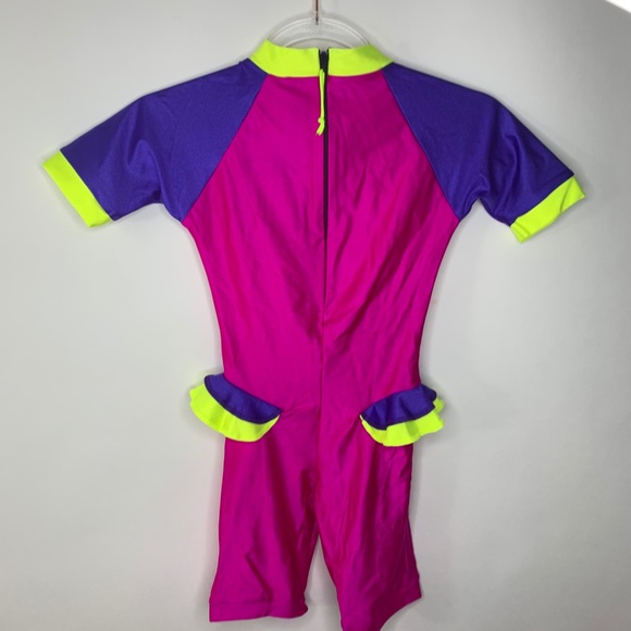 NEW • Kids • Rash Guard One Piece • Sz 8 - Picture 2 of 5